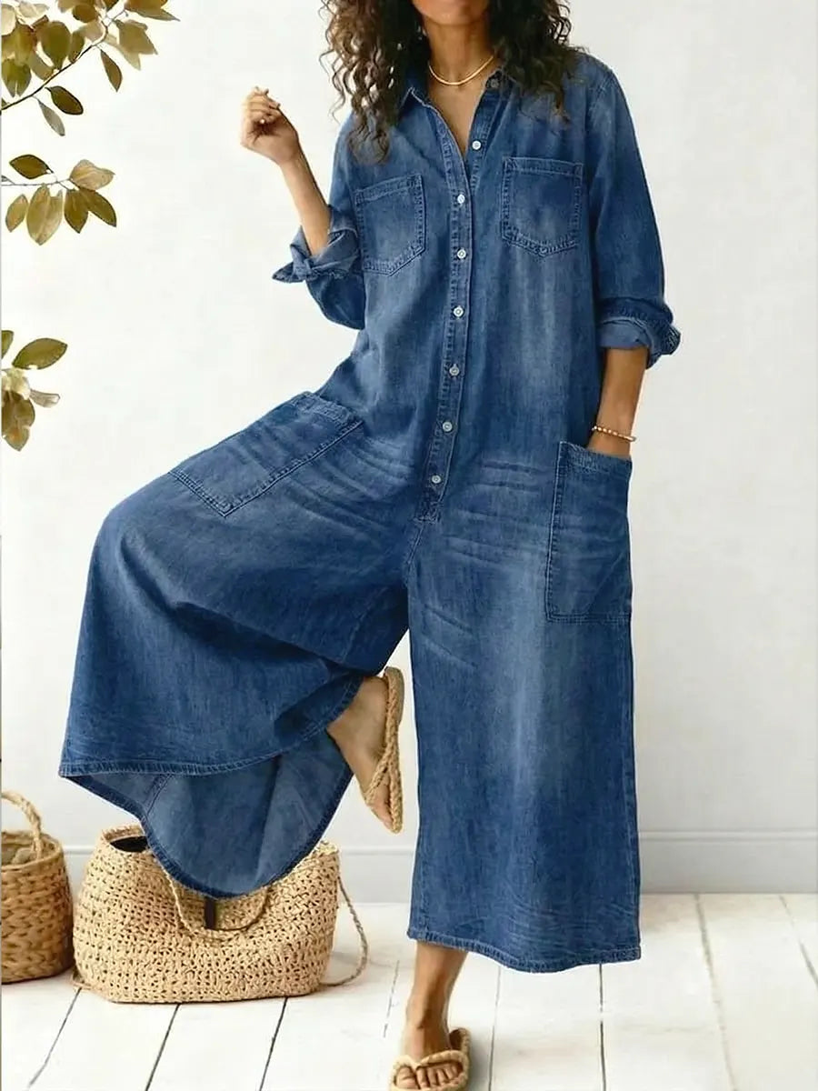 Orlysa - Women's Casual Cotton Jumpsuit