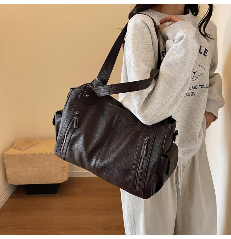 Lucie - Elegant Soft Compartment Women's Handbag